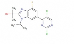 2-(6-(2,5-dichloropyrimidin-4-yl)-4-fluoro-1-isopropyl-1H-benzo[d]imidazol-2-yl)propan-2-ol