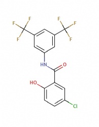 N-(3,5-bis(trifluoromethyl)phenyl)-5-chloro-2-hydroxybenzamide