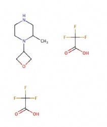 2-methyl-1-(oxetan-3-yl)piperazine bis(2,2,2-trifluoroacetate)
