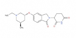 3-[5-[[(3R,5R)-1-Ethyl-5-methyl-3-piperidinyl]oxy]-1,3-dihydro-1-oxo-2H-isoindol-2-yl]-2,6-piperidinedione