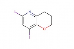 6,8-diiodo-3,4-dihydro-2H-pyrano[3,2-b]pyridine