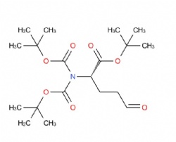 tert-Butyl 2-{bis[(tert-butoxy)carbonyl]amino}-5-oxopentanoate