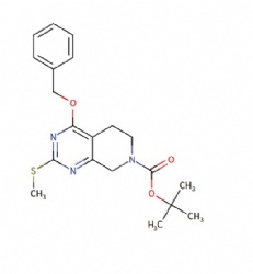 tert-butyl 4-(benzyloxy)-2-(methylthio)-5,8-dihydropyrido[3,4-d]pyrimidine-7(6H)-carboxylate