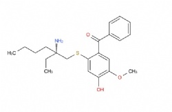 (R)-(2-((2-amino-2-ethylhexyl)thio)-4-hydroxy-5-methoxyphenyl)(phenyl)methanone