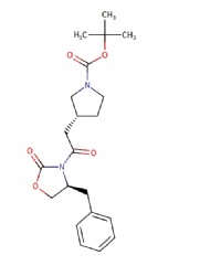 tert-butyl (R)-3-(2-((S)-4-benzyl-2-oxooxazolidin-3-yl)-2-oxoethyl)pyrrolidine-1-carboxylate