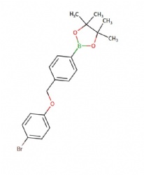 2-(4-((4-bromophenoxy)methyl)phenyl)-4,4,5,5-tetramethyl-1,3,2-dioxaborolane