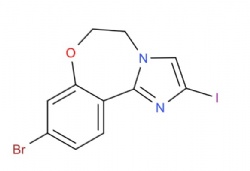 9-bromo-2-iodo-5,6-dihydrobenzo[f]imidazo[1,2-d][1,4]oxazepine
