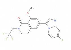 6-(7-fluoroimidazo[1,2-a]pyridin-3-yl)-8-methoxy-2-(2,2,2-trifluoroethyl)-3,4-dihydroisoquinolin-1(2H)-one