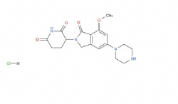 3-(7-methoxy-1-oxo-5-(piperazin-1-yl)isoindolin-2-yl)piperidine-2,6-dione hydrochloride