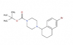 tert-butyl 4-(6-bromo-1,2,3,4-tetrahydronaphthalen-1-yl)piperazine-1-carboxylate