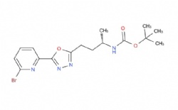 tert-Butyl {(2S)-4-[5-(6-Bromopyridin-2-yl)-1,3,4-oxadiazol-2-yl]butan-2-yl}carbamate