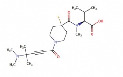N-(1-(4-(dimethylamino)-4-methylpent-2-ynoyl)-4-fluoropiperidine-4-carbonyl)-N-methyl-L-valine