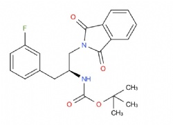 tert-butyl (S)-(1-(1,3-dioxoisoindolin-2-yl)-3-(3-fluorophenyl)propan-2-yl)carbamate