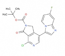 tert-butyl 4-chloro-7-(7-fluoroimidazo[1,2-a]pyridin-3-yl)-3-oxo-1,3-dihydro-2H-pyrrolo[3,4-c]pyridine-2-carboxylate
