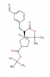 tert-butyl (R)-3-((S)-1-(tert-butoxy)-3-(3-formylphenyl)-1-oxopropan-2-yl)pyrrolidine-1-carboxylate