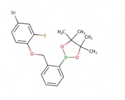 2-(2-((4-bromo-2-fluorophenoxy)methyl)phenyl)-4,4,5,5-tetramethyl-1,3,2-dioxaborolane