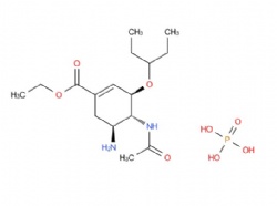 ethyl (3R,4R,5S)-4-acetamido-5-amino-3-(pentan-3-yloxy)cyclohex-1-ene-1-carboxylate phosphate