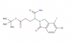 tert-butyl 5-amino-4-(5-bromo-4-fluoro-1-oxoisoindolin-2-yl)-5-oxopentanoate
