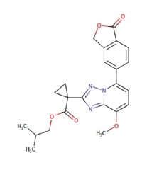 isobutyl 1-(8-methoxy-5-(1-oxo-1,3-dihydroisobenzofuran-5-yl)-[1,2,4]triazolo[1,5-a]pyridin-2-yl)cyclopropane-1-carboxylate