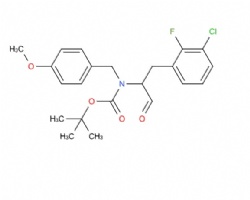 tert-butyl (1-(3-chloro-2-fluorophenyl)-3-oxopropan-2-yl)(4-methoxybenzyl)carbamate