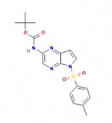tert-butyl N-[5-(4-methylphenyl)sulfonylpyrrolo[2,3-b]pyrazin-2-yl]carbamate