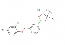 2-(3-((4-bromo-2-chlorophenoxy)methyl)phenyl)-4,4,5,5-tetramethyl-1,3,2-dioxaborolane