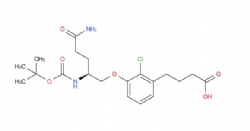(S)-4-(3-((5-amino-2-((tert-butoxycarbonyl)amino)-5-oxopentyl)oxy)-2-chlorophenyl)butanoic acid