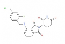 (S)-4-((4-(chloromethyl)-2-fluorobenzyl)amino)-2-(2,6-dioxopiperidin-3-yl)isoindoline-1,3-dione