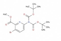 methyl 6-(bis(tert-butoxycarbonyl)amino)-3-bromopicolinate
