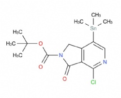 tert-butyl 4-chloro-3-oxo-7-(trimethylstannyl)-1,3-dihydro-2H-pyrrolo[3,4-c]pyridine-2-carboxylate