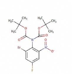 Imidodicarbonic acid, (2-bromo-4-fluoro-6-nitrophenyl)-, bis(1,1-dimethylethyl) ester