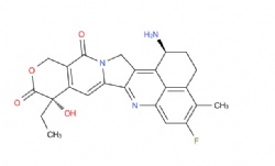 (1S,9S)-1-amino-9-ethyl-5-fluoro-9-hydroxy-4-methyl-1,2,3,9,12,15-hexahydro-10H,13H-benzo[de]pyrano[3',4':6,7]indolizino[1,2-b]quinoline-10,13-dione