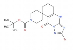 tert-butyl 2'-bromo-9'-oxo-5',6',7',9'-tetrahydro-4'H-spiro[piperidine-4,8'-[1,2,4]triazolo[5,1-b]quinazoline]-1-carboxylate