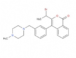 3-(1-bromoethyl)-4-(3-((4-methylpiperazin-1-yl)methyl)phenyl)-1H-isochromen-1-one