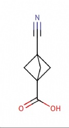 3-Cyanobicyclo(1.1.1)pentane-1-carboxylic acid