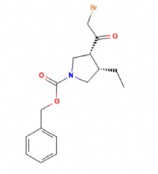 benzyl (3R,4S)-3-(2-bromoacetyl)-4-ethylpyrrolidine-1-carboxylate